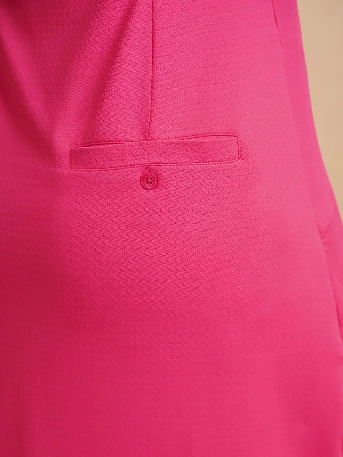 Premium Sleeveless Asymmetrical Trimmed 36.5 Inch Dress UPF50+