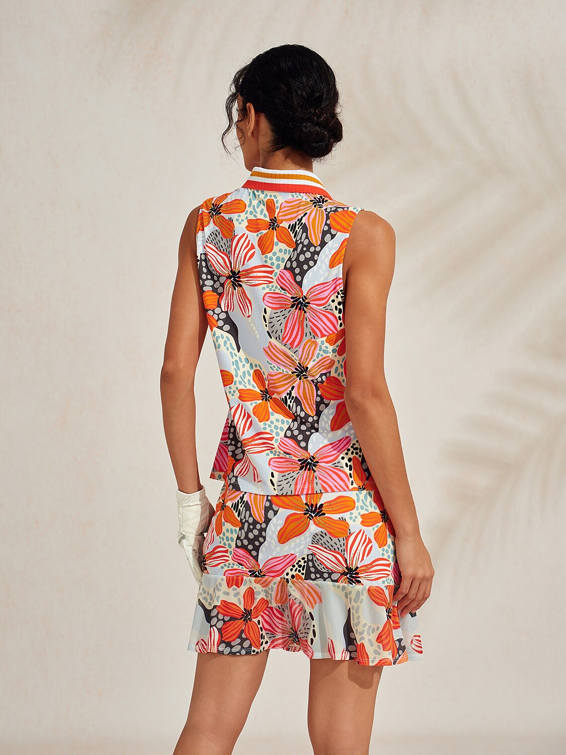 Premium Sleeveless Ribbed Collar Polo UPF50+