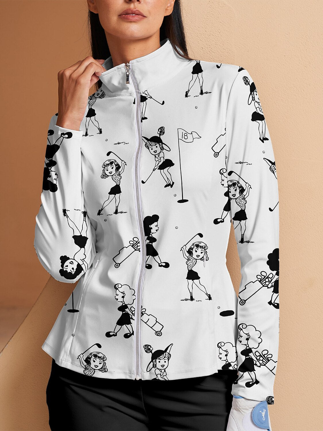 Hyper-prep Ruffle Golf Jacket Sun Protection