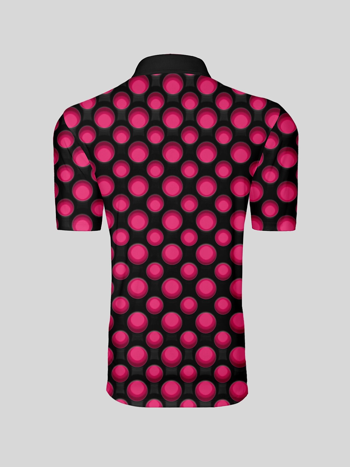 Hyper-prep Men's Ribbed Collar Polo Top UPF50+