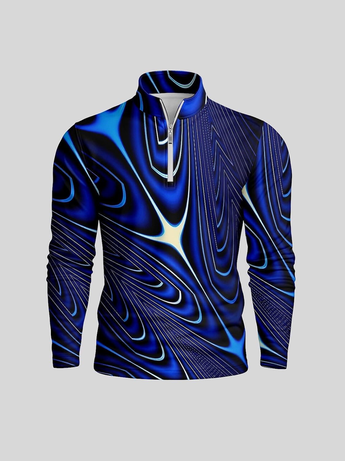 Air Brush Men's Golf Shirt Quarterzip UPF50+