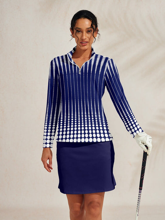 Hyper-prep Golf Shirt Quarterzip UPF50+