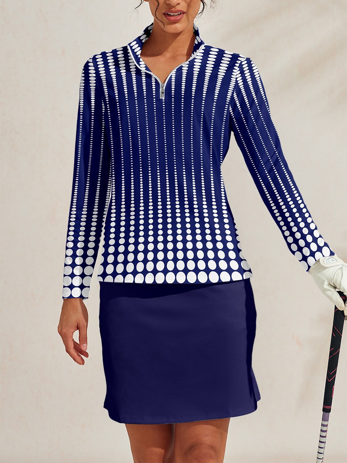 Hyper-prep Golf Shirt Quarterzip UPF50+