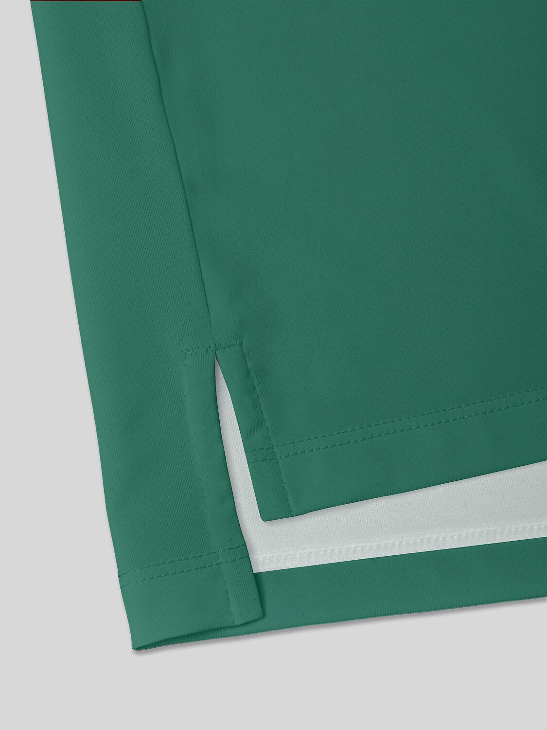 Bold Baroque Men's Ribbed Collar Polo Top UPF50+