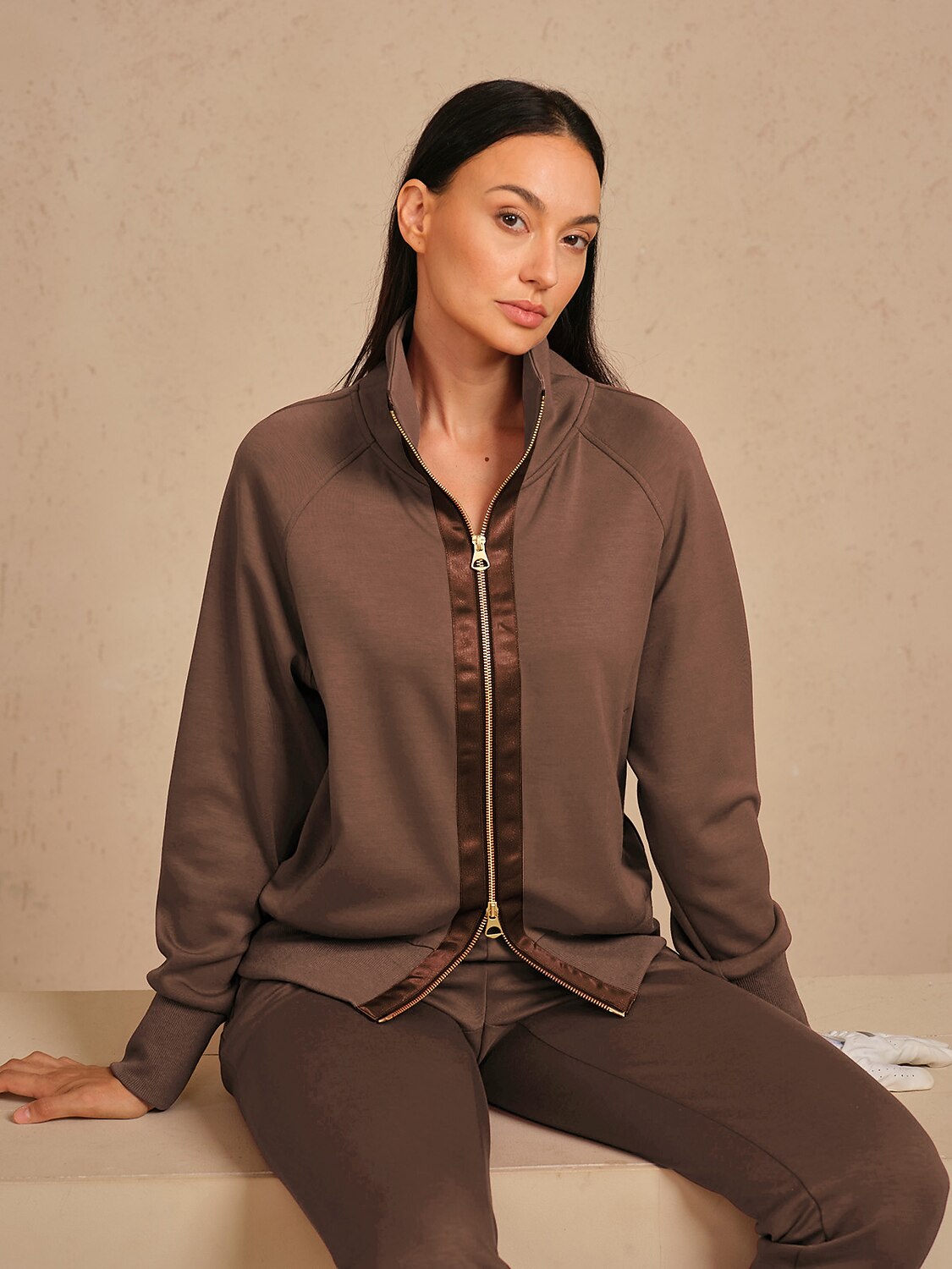 UltraSoft Long Sleeve Trimmed Jacket