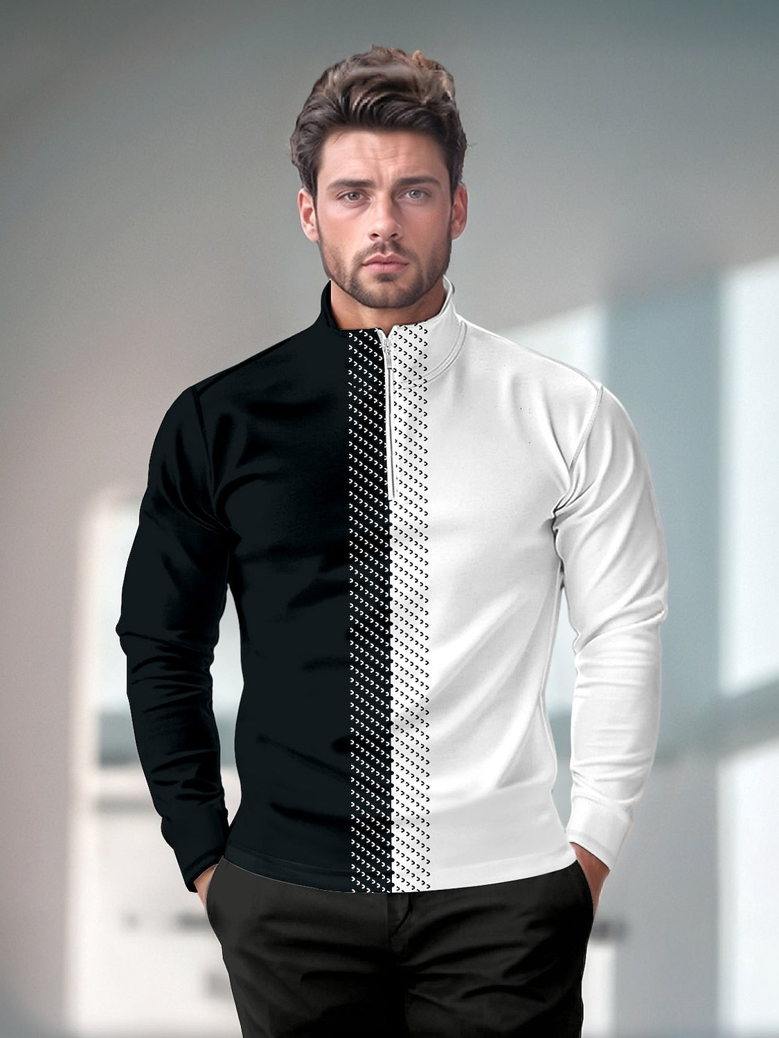 Not So Classic Men's Golf Shirt Quarterzip UPF50+