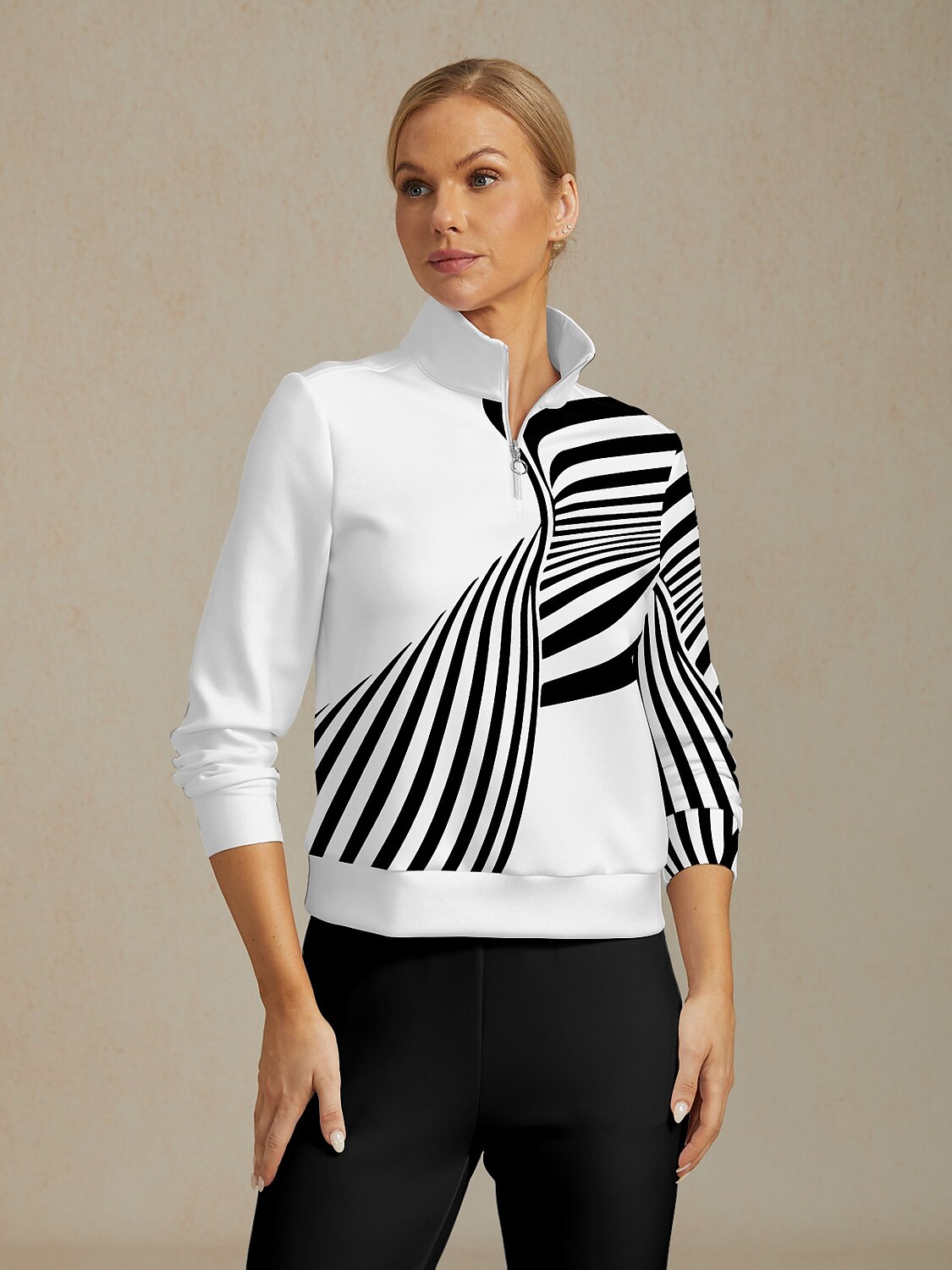 Playful Nautical Golf Sweatshirt