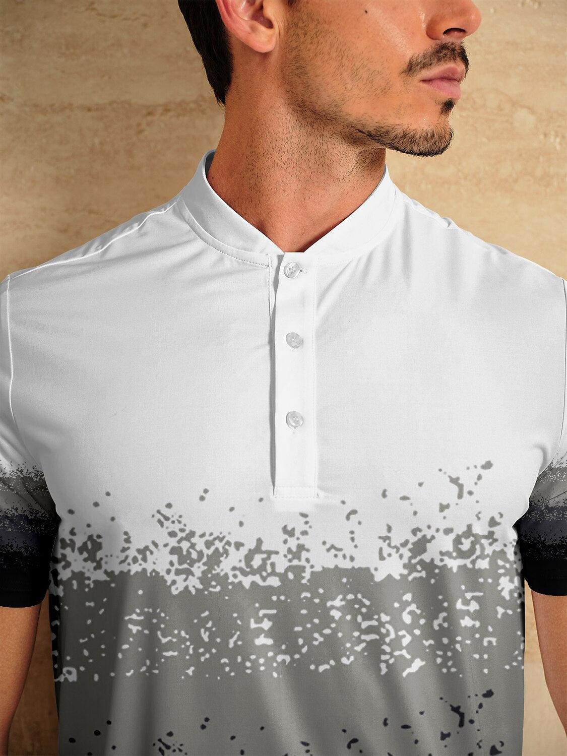 Air Brush Men's Golf Henley Shirt UPF50+