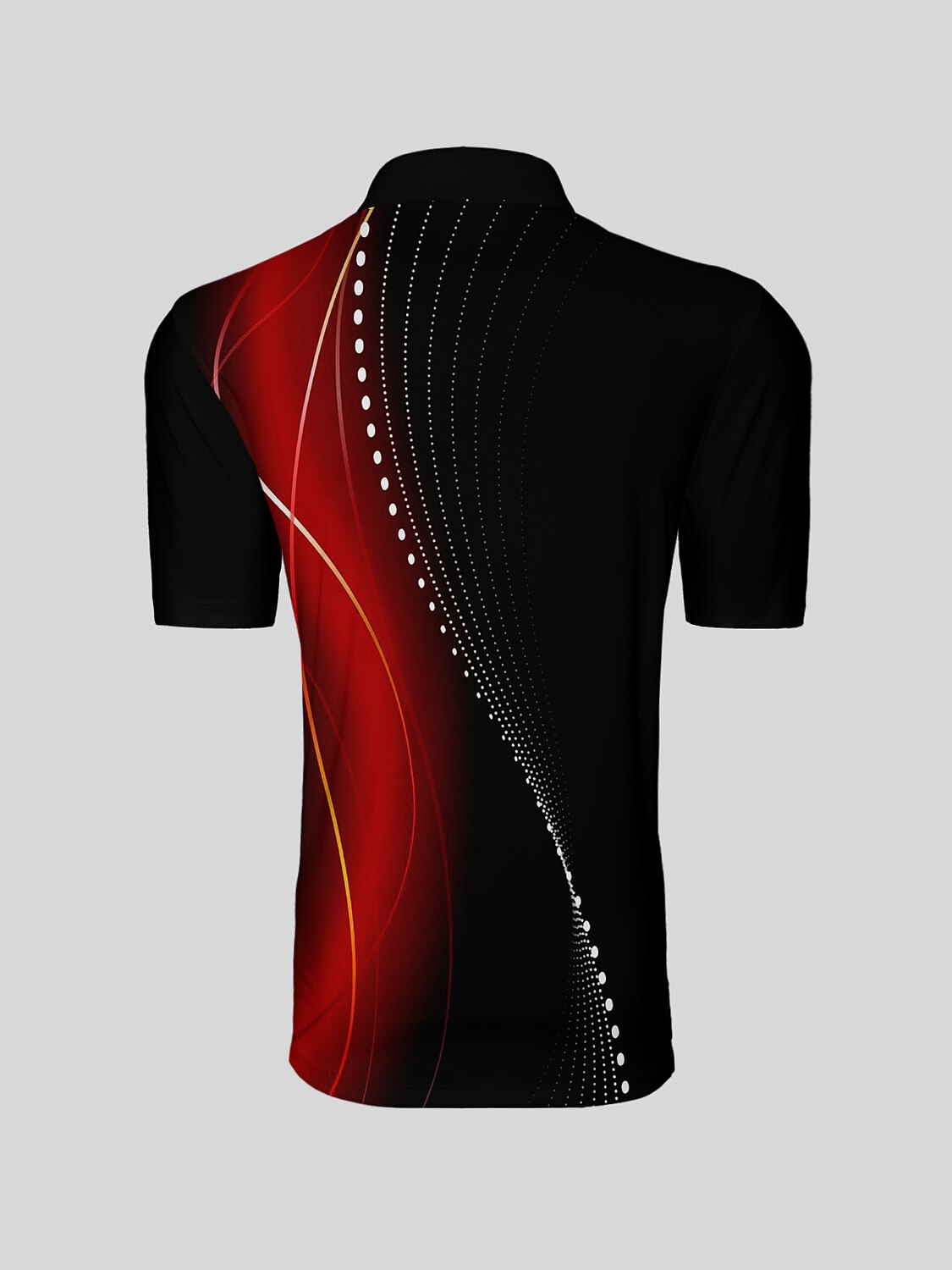 Air Brush Men's Ribbed Collar Polo Top UPF50+