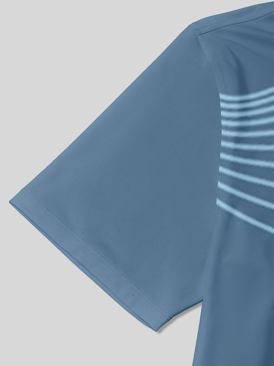 Air Brush Men's Ribbed Collar Polo Top UPF50+