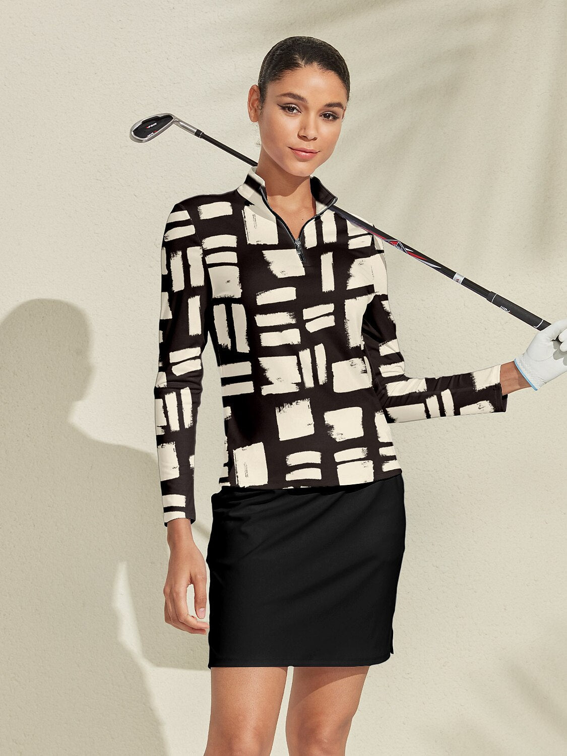 Not So Classic Golf Shirt Quarterzip UPF50+