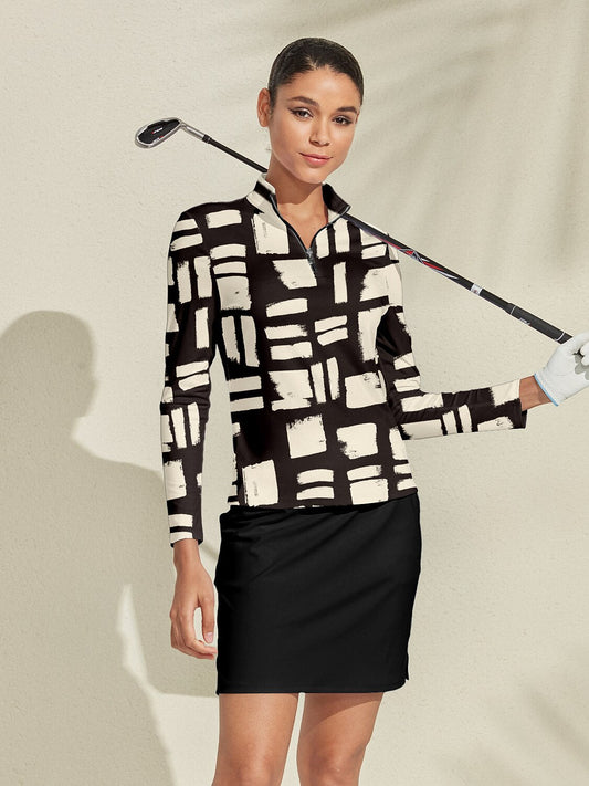 Not So Classic Golf Shirt Quarterzip UPF50+